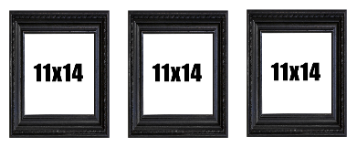 same size picture frames